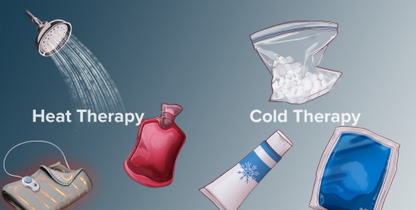 Benefits of using heat and cold therapy during painful conditions