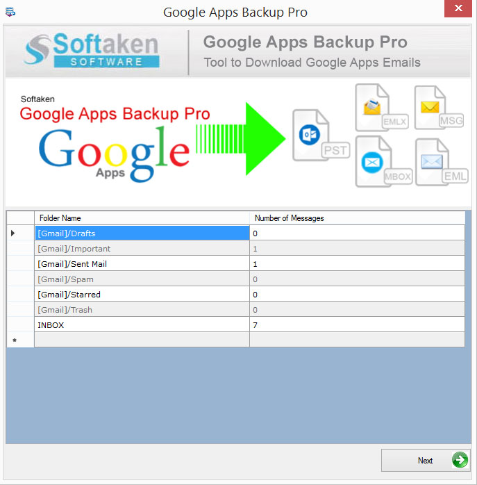 G suite Backup Tool