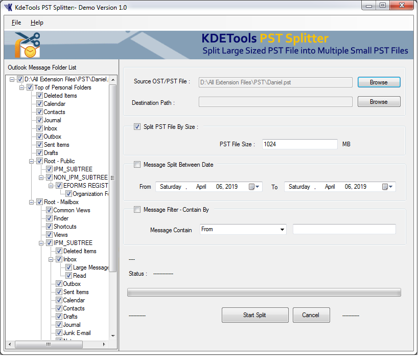 Preview of NSF File Contents