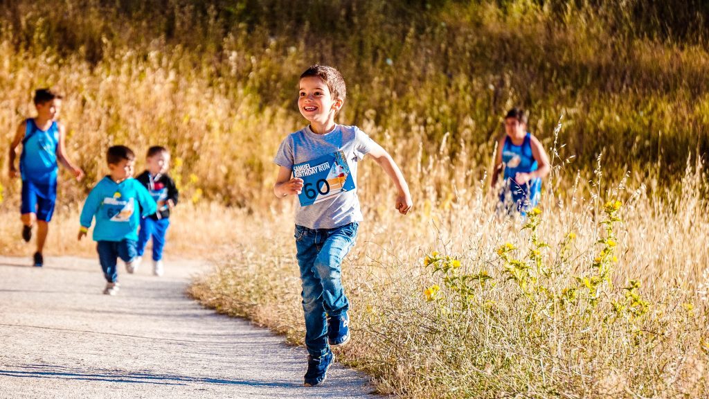 kids playing outside