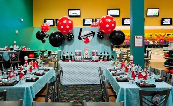 bowling alley birthday party ideas