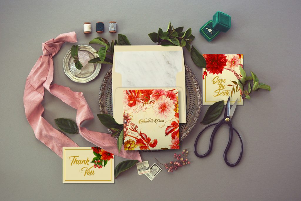 Vibrant Attire Wedding Stationery: