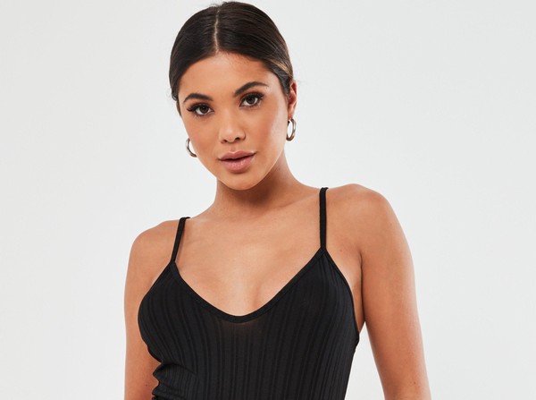 black camisole top