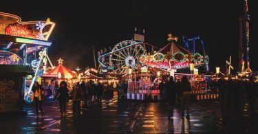 Theme Parks at Night