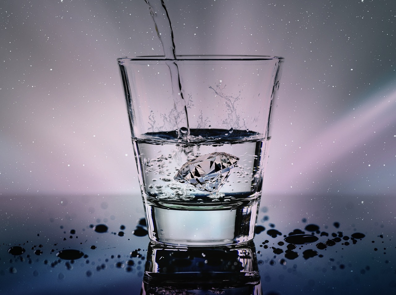 How should drinking water be