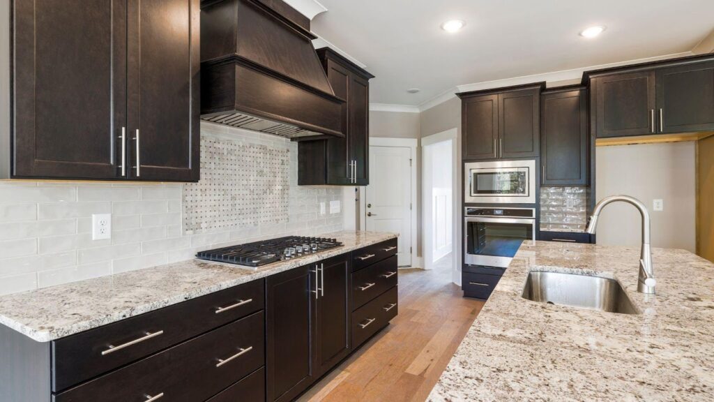 A sleek kitchen showcasing long-lasting surface treatments